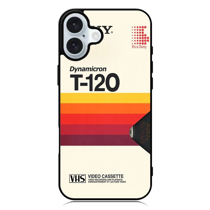 Retro VHS Box iPhone 16 Case QC6786