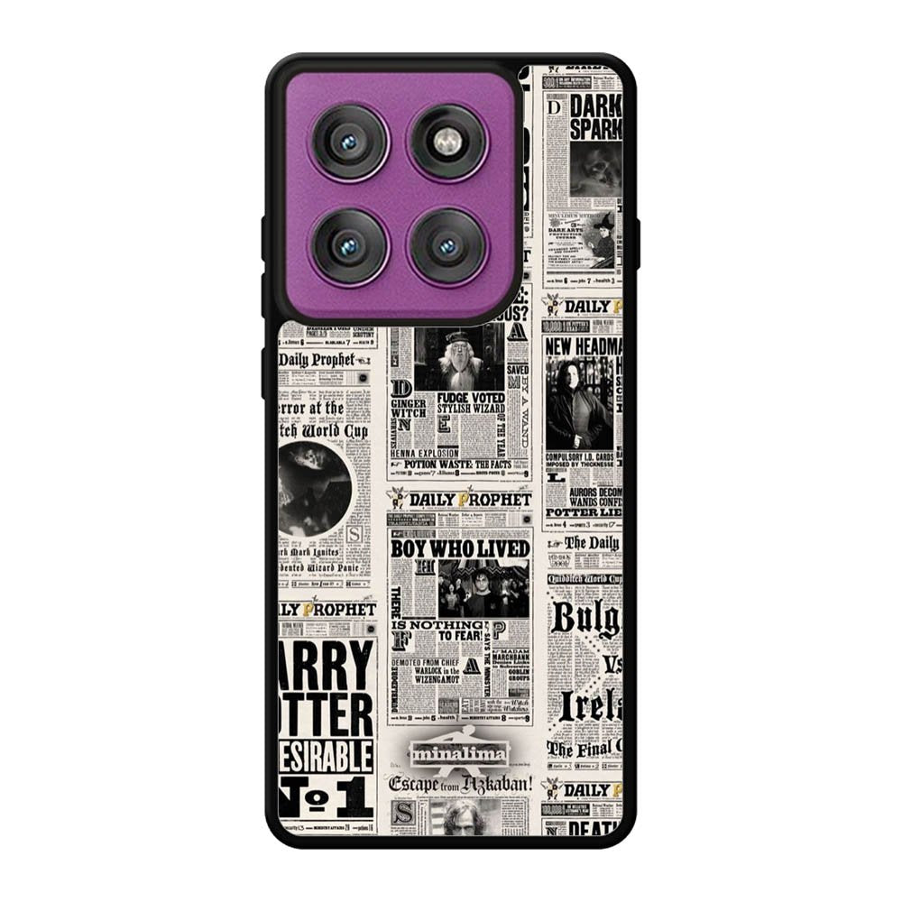 Harry Potter Daily Prophet Motorola Moto Edge 60 Pro Case QC5157
