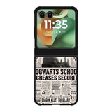 Harry Potter Daily Prophet Motorola Moto RAZR 2025 Case OV6787