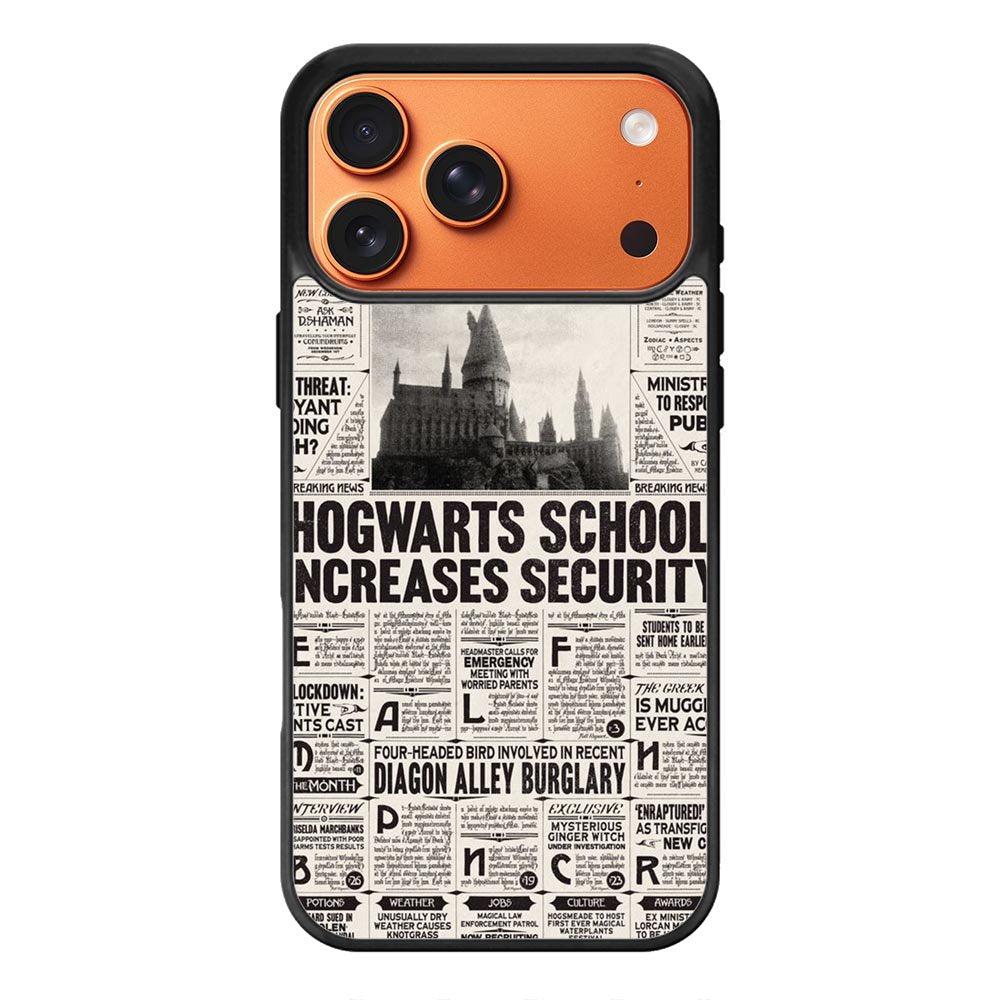 Harry Potter Daily Prophet iPhone 17 Pro Case QC6787