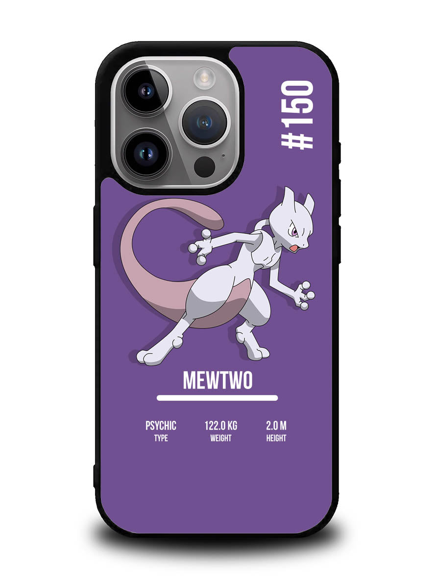 Pokemon Mewtwo iPhone 15 Pro Case