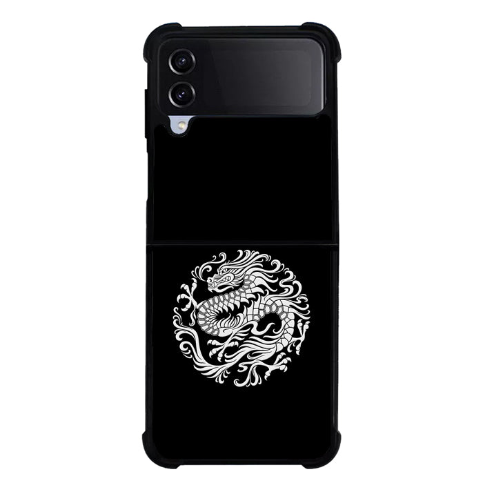 Dragon Crest YDH0123 Samsung Galaxy Z Flip 5 , Z Flip 4 , Z Flip 3 ,  Z Fold 5 , Z Fold 4 , Z Fold 3 5G Case