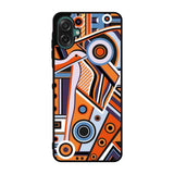 Abstract Art Orange Samsung Galaxy A07 Case OV99027