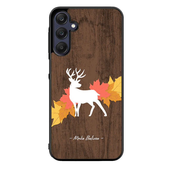 Deer Wood Leaves YDH0201 Samsung Galaxy A15 A25 A35 A55 5G Case