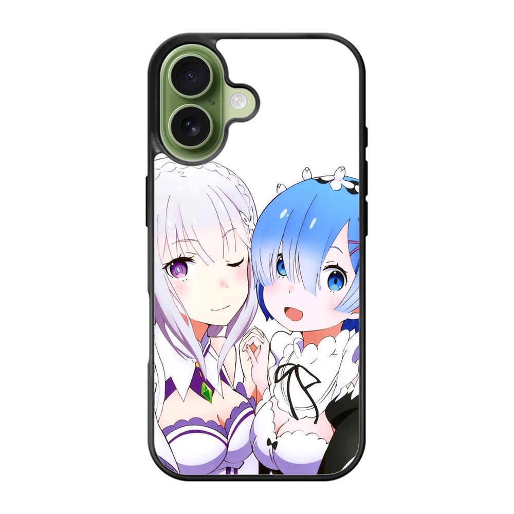 Emilia Rem Re Zero Anime iPhone 17 Case OV8357