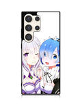 Emilia Rem Re Zero Anime Samsung Galaxy S24 Ultra 5G Case OV8357