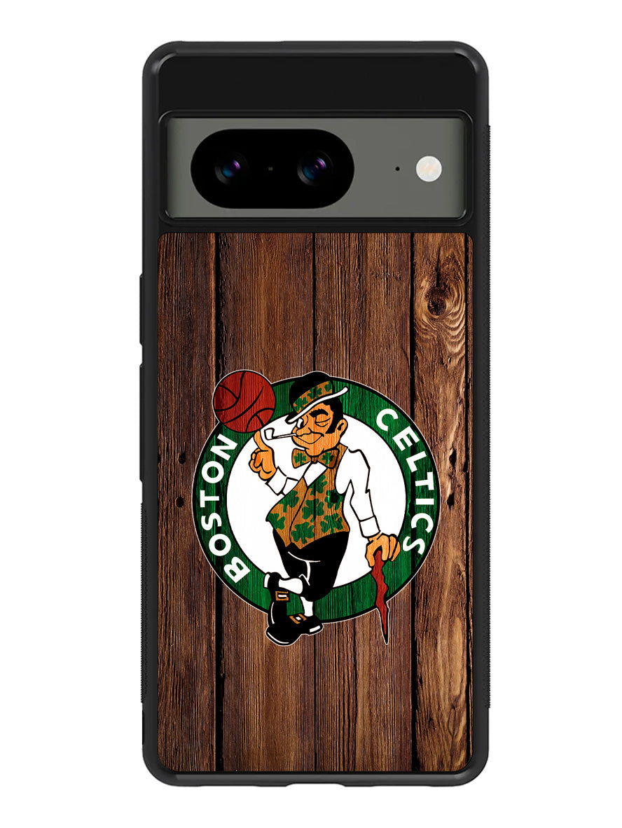 Boston Celtics Wood Google Pixel 8 Case QC8513