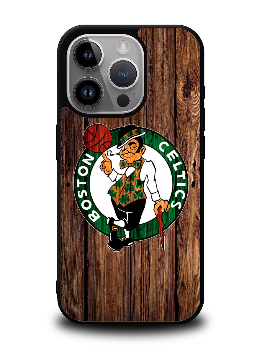 Boston Celtics Wood iPhone 16 Pro Case OV8513