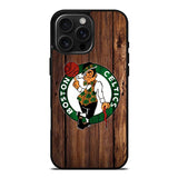 Boston Celtics Wood iPhone 16 Pro Case OV8513