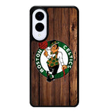 Boston Celtics Wood Samsung Galaxy S25 Edge 5G Case OV8513