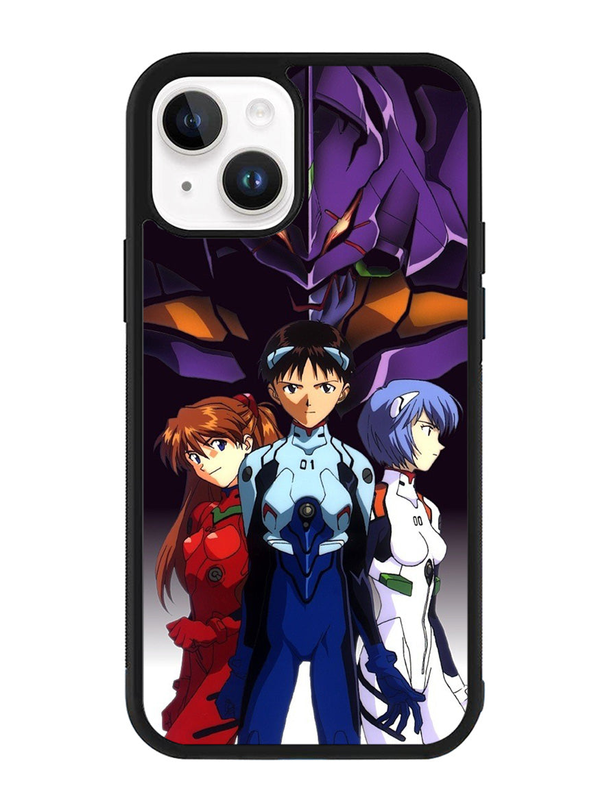 Evangelion Shinji Asuka Ayanami iPhone 15 Plus Case OV8370