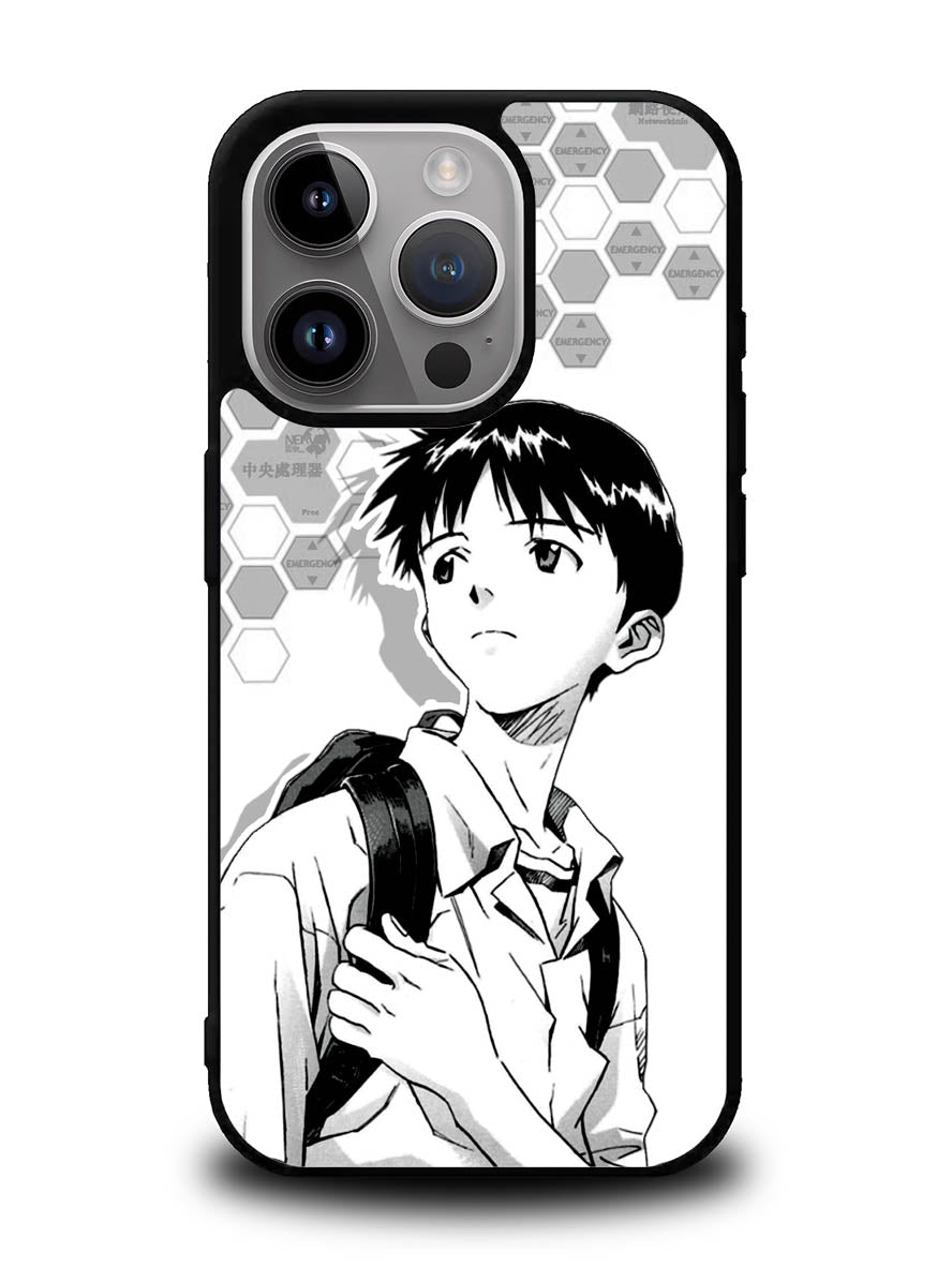 Shinji Ikari Evangelion iPhone 15 Pro Case OV7888