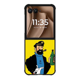 Captain Haddock Tintin Motorola Moto RAZR Plus 2025 Case OV8504