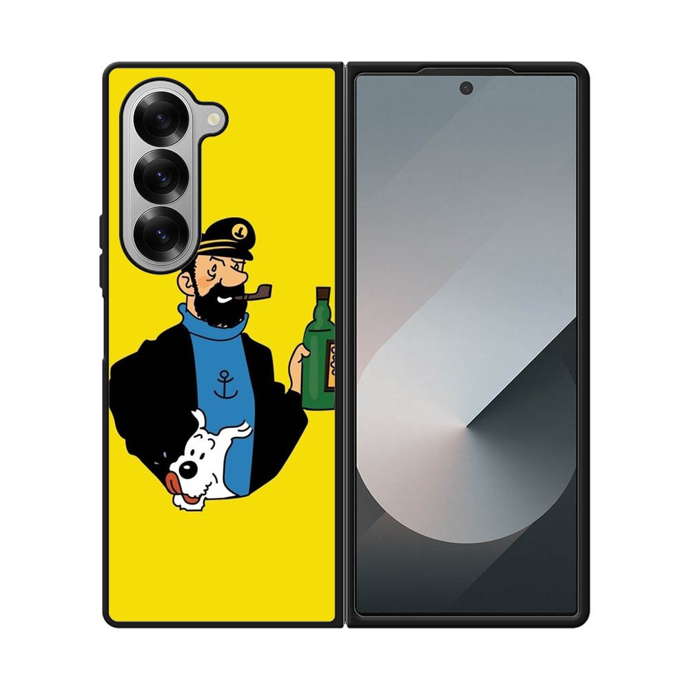 Captain Haddock Tintin Samsung Galaxy Z Fold 7 5G Case QC8504