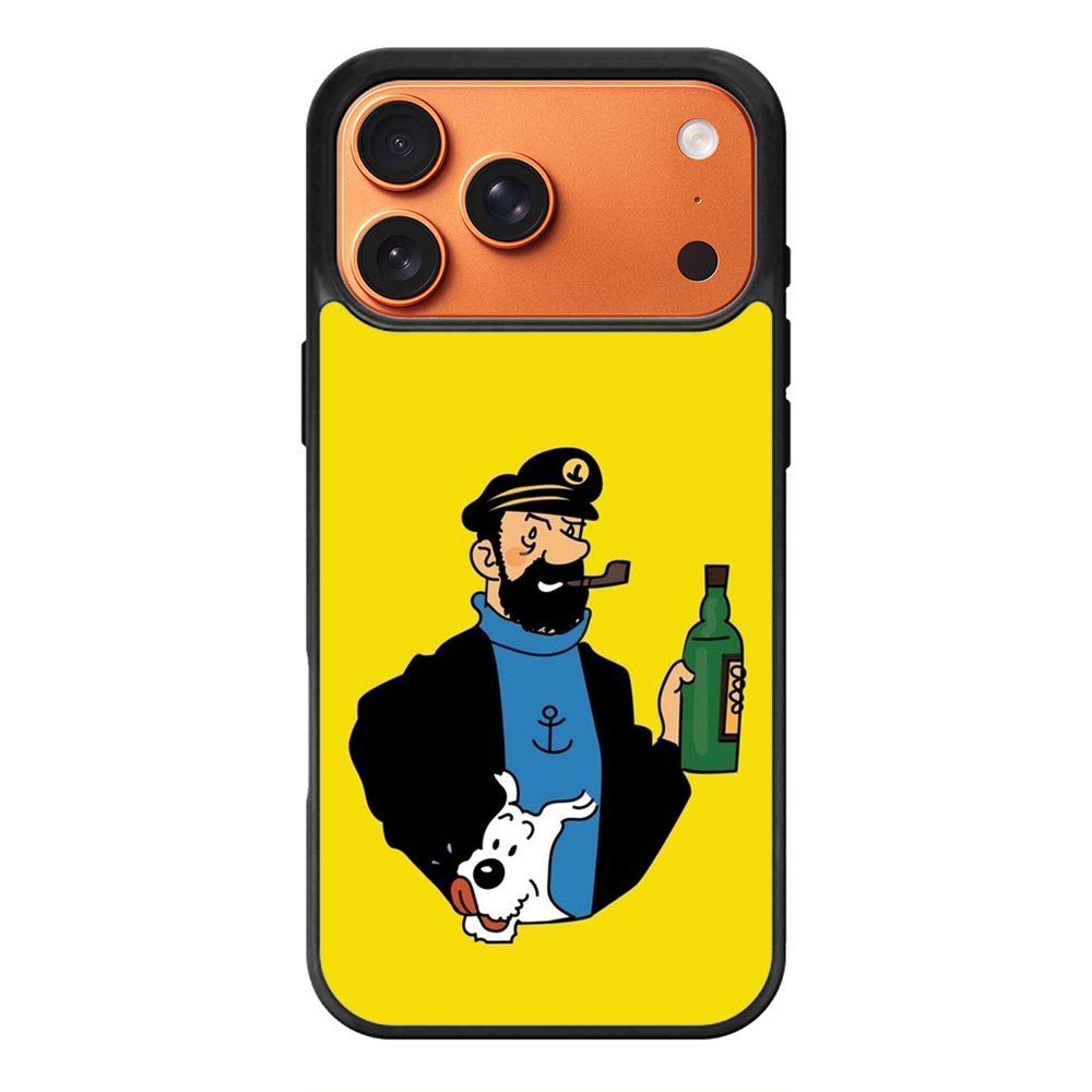 Captain Haddock Tintin iPhone 17 Pro Case QC8504