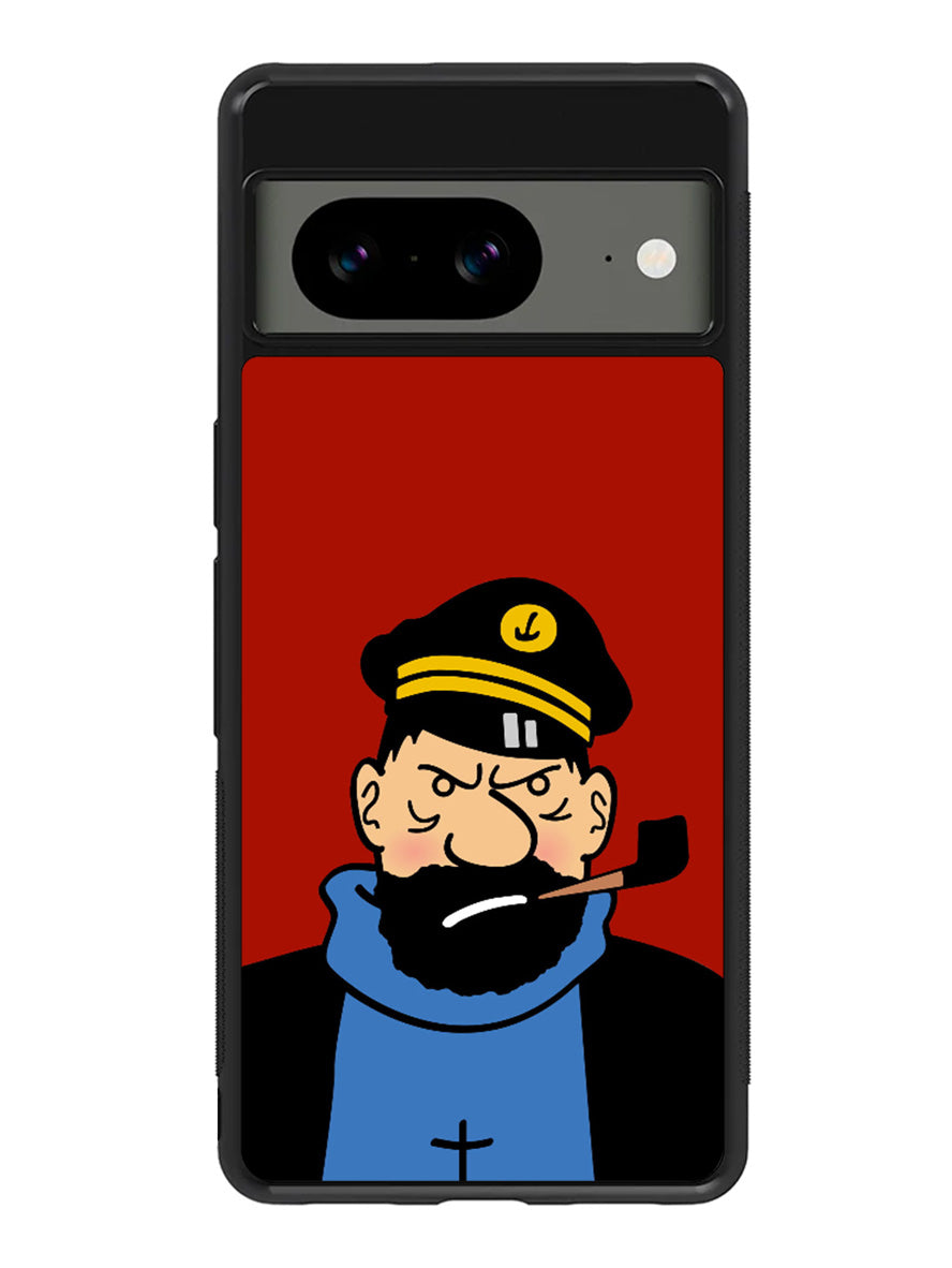 Captain Haddock Tintin Google Pixel 8 Case QC8505
