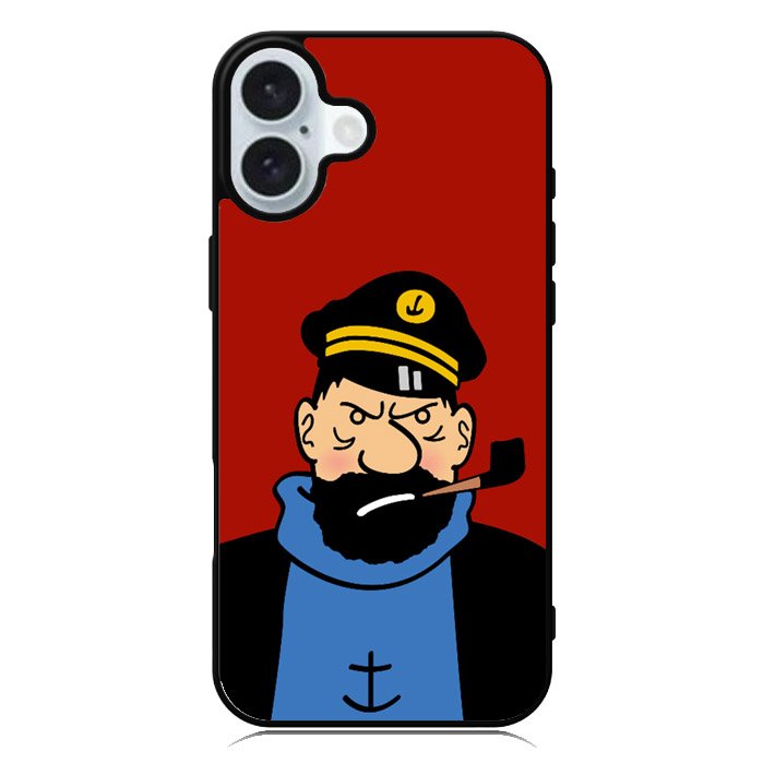 Captain Haddock Tintin iPhone 16 Plus Case QC8505