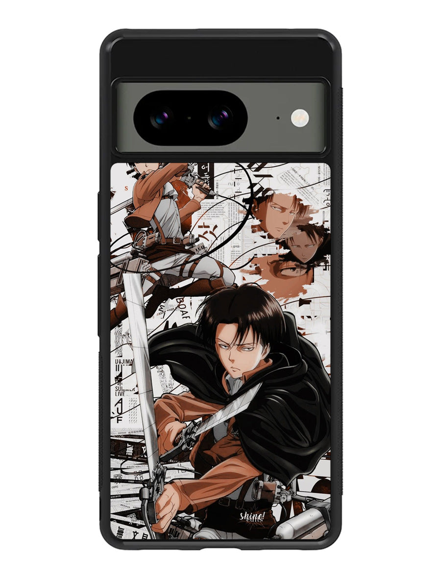 Levi Ackerman Attack On TItan Google Pixel 8 Case QC8162