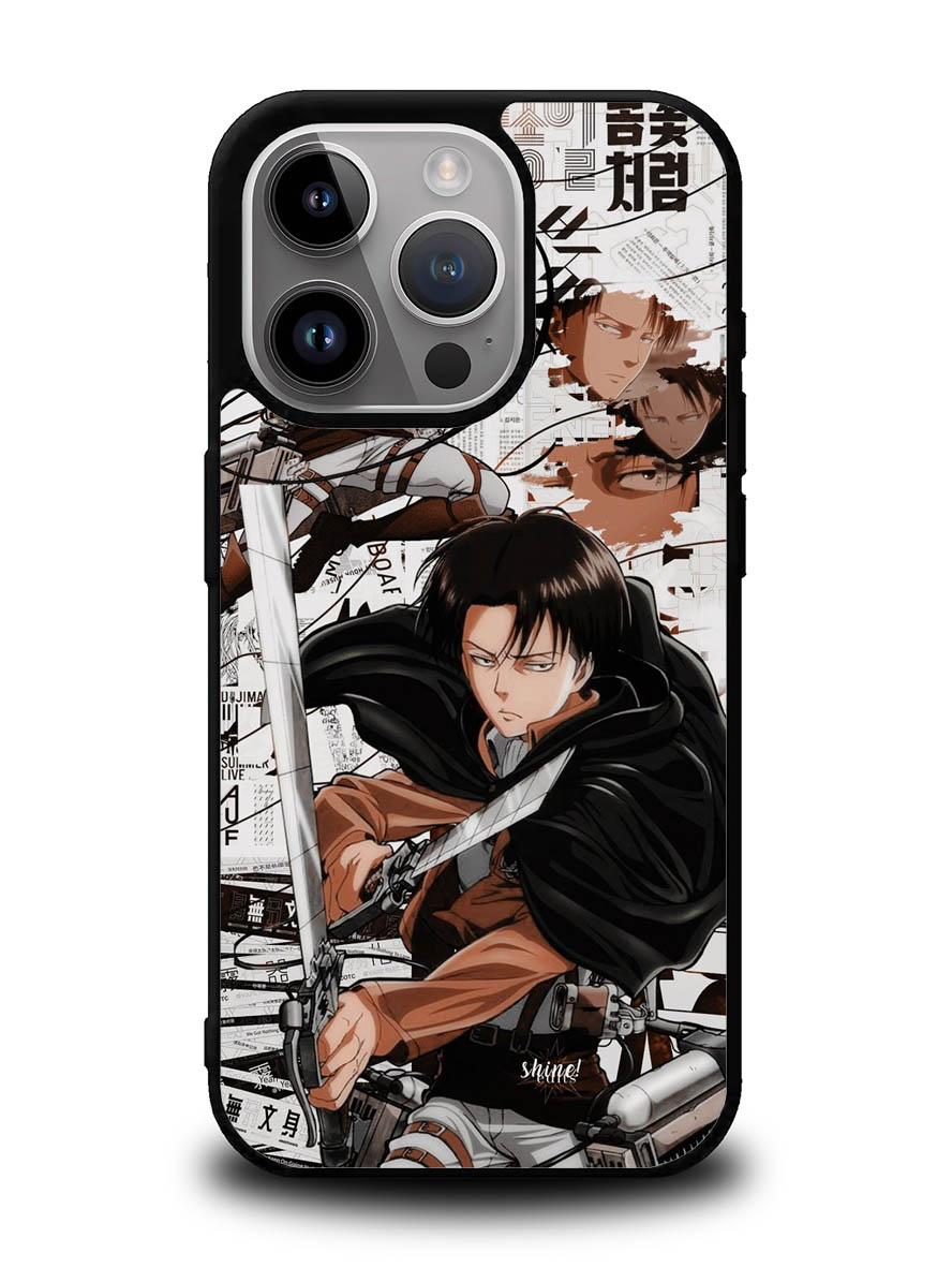 Levi Ackerman Attack On TItan iPhone 15 Pro Case OV8162