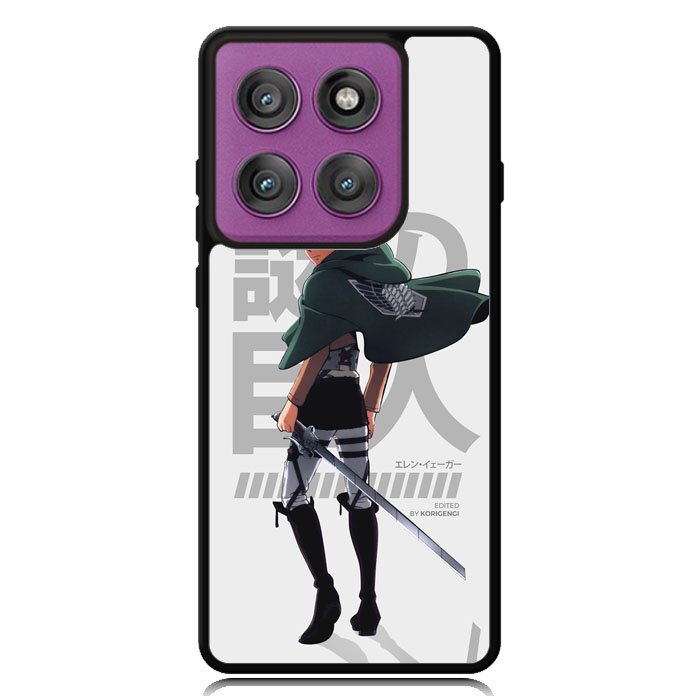 Eren Yeager Attack On Titan Motorola Moto Edge 2025 | Moto Edge 60 Fusion | Moto Edge 60 Pro Case OV8365