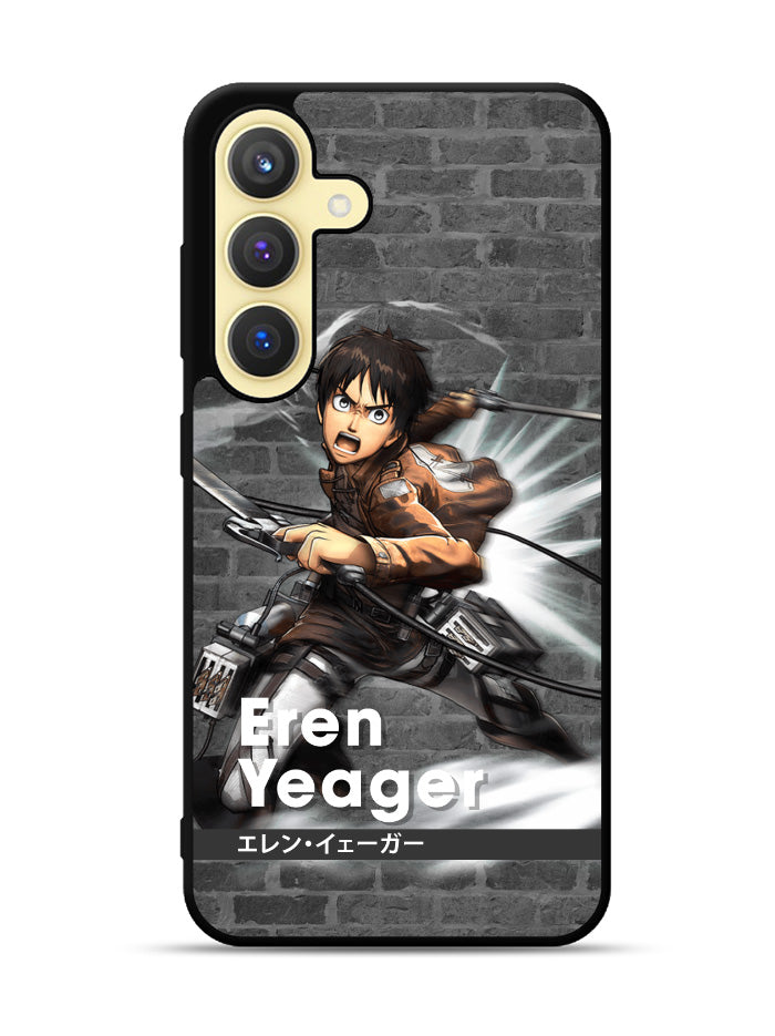 Eren Yeager Attack On Titan Samsung Galaxy S24 Plus 5G , Samsung Galaxy S24+ 5G Case OV8366