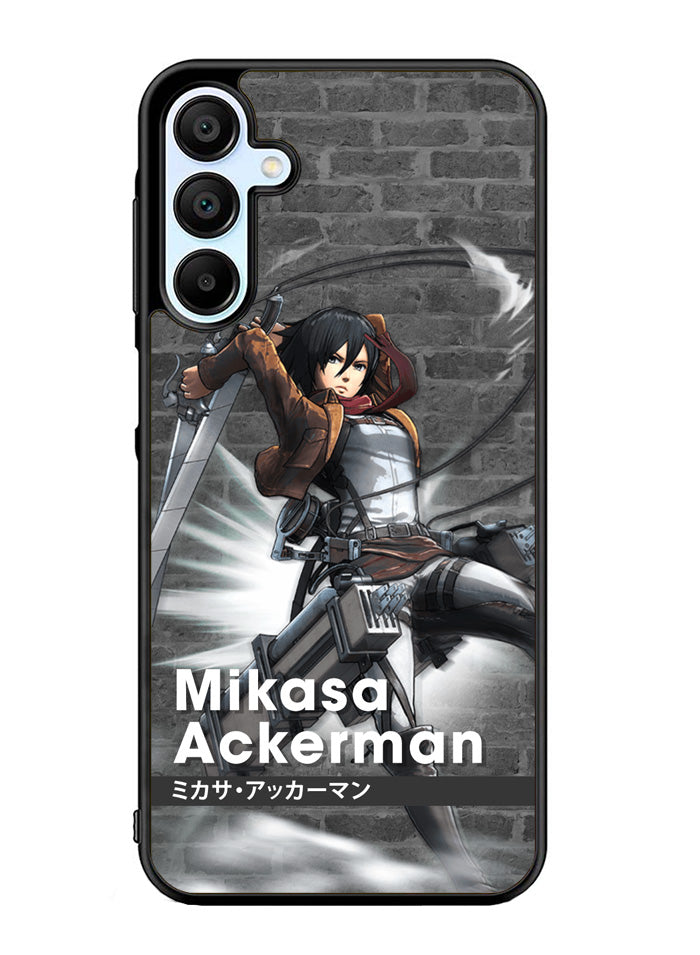 Mikasa Ackerman Attack On Titan Y Samsung Galaxy A35 5G Case OV8091