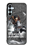 Mikasa Ackerman Attack On Titan Y Samsung Galaxy A35 5G Case OV8091