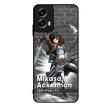 Mikasa Ackerman Attack On Titan Y Motorola Moto G Play 2024 Case OV8091