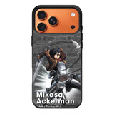 Mikasa Ackerman Attack On Titan Y iPhone 17 Pro Max Case QC8091
