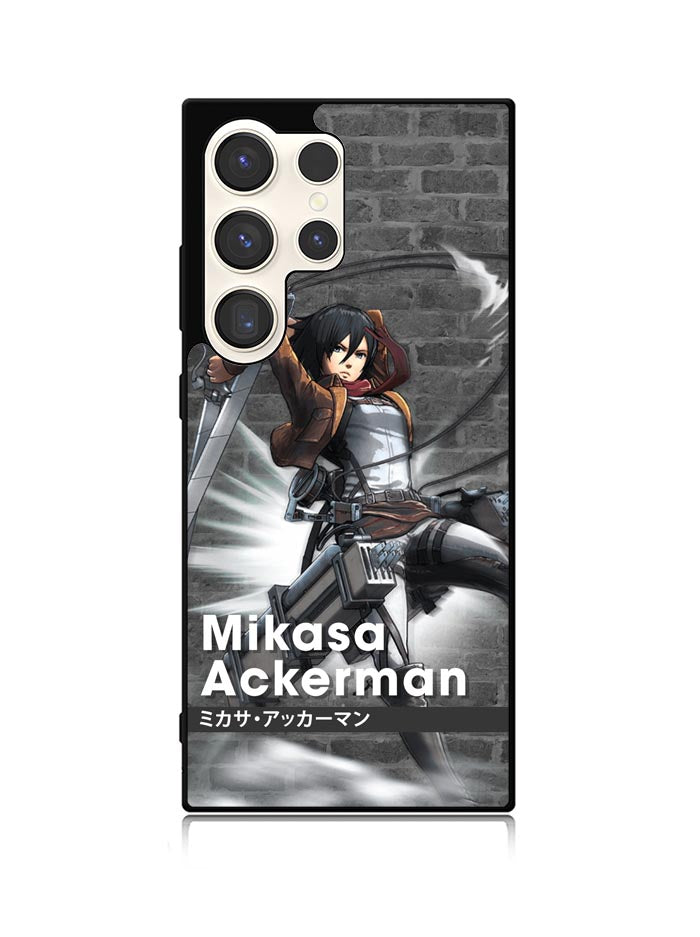 Mikasa Ackerman Attack On Titan Y Samsung Galaxy S25 Ultra 5G Case QC8091