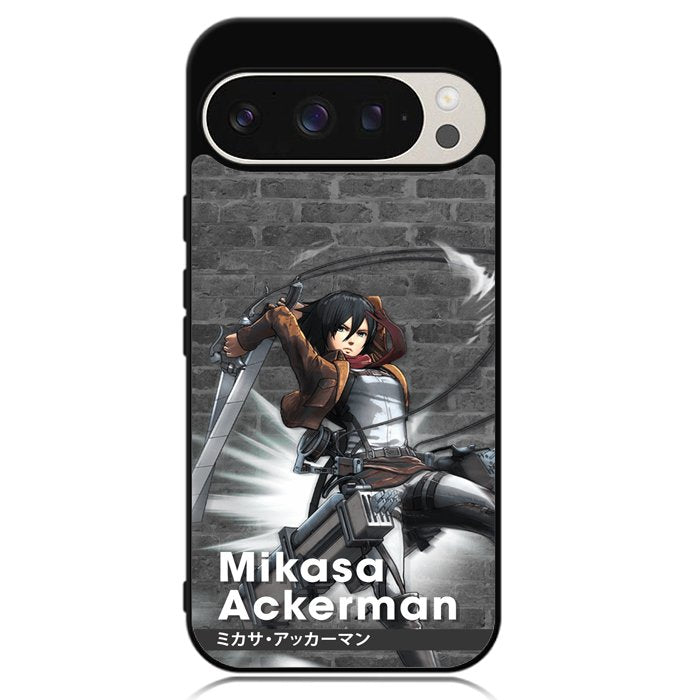 Mikasa Ackerman Attack On Titan Y Google Pixel 9 | Pixel 9 Pro Case OV8091