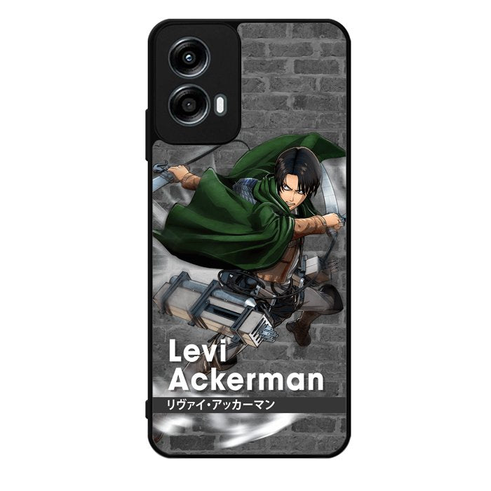 Levi Ackerman Attack On Titan Motorola Moto G Play 2024 Case OV8164