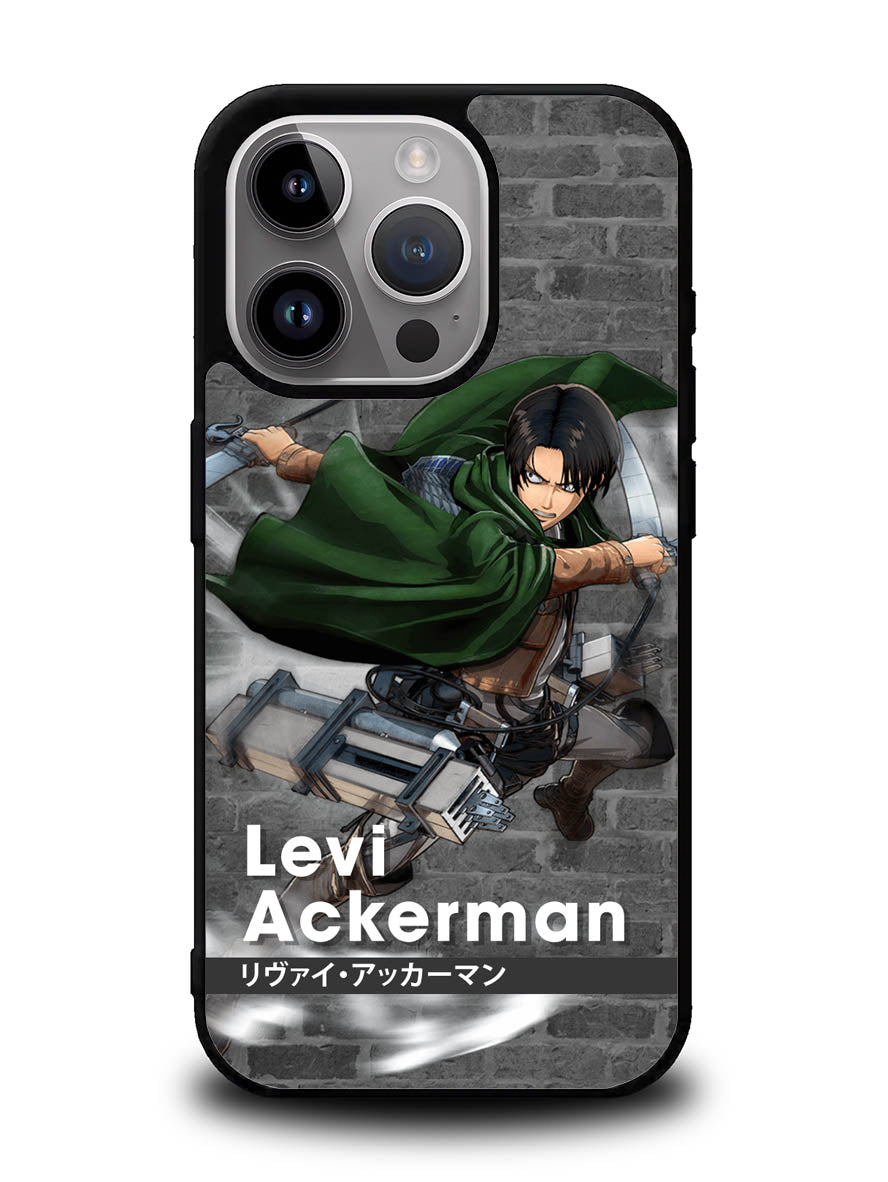 Levi Ackerman Attack On Titan iPhone 16 Pro Max Case QC8164