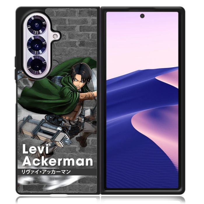 Levi Ackerman Attack On Titan Samsung Galaxy Z Fold 7 Case OV8164