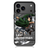 Levi Ackerman Attack On Titan iPhone 17 Pro Case OV8164