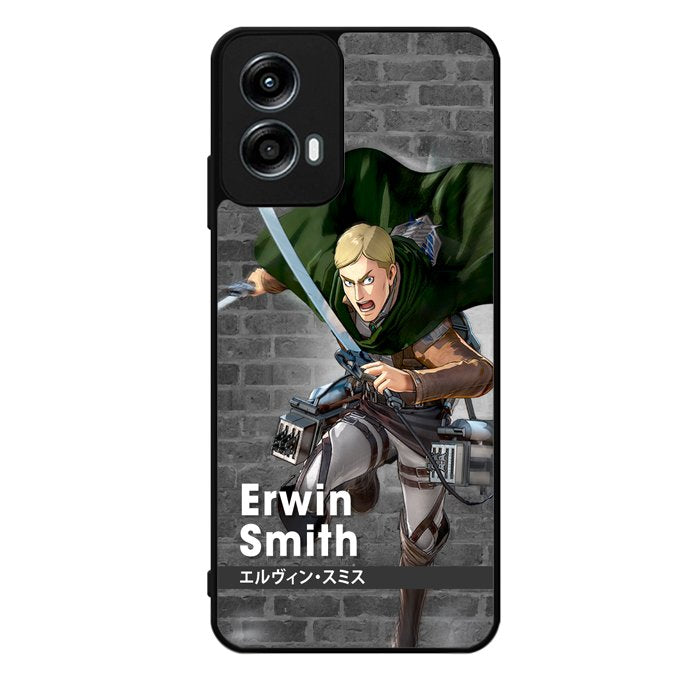 Erwin Smith Attack On Titan Motorola Moto G Play 2024 Case OV8368