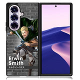 Erwin Smith Attack On Titan Samsung Galaxy Z Fold 7 Case OV8368