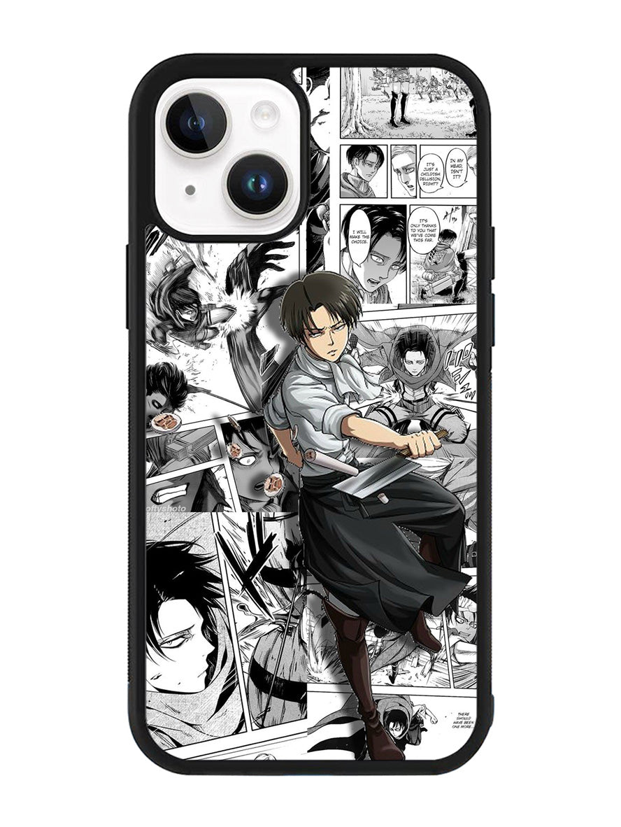 Levi Attack On Titan iPhone 14 Plus Case QC8166