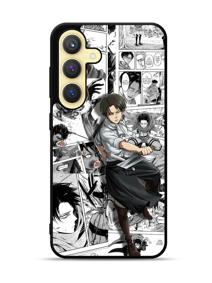 Levi Attack On Titan Samsung Galaxy S23 Plus 5G , Samsung Galaxy S23+ 5G Case QC8166
