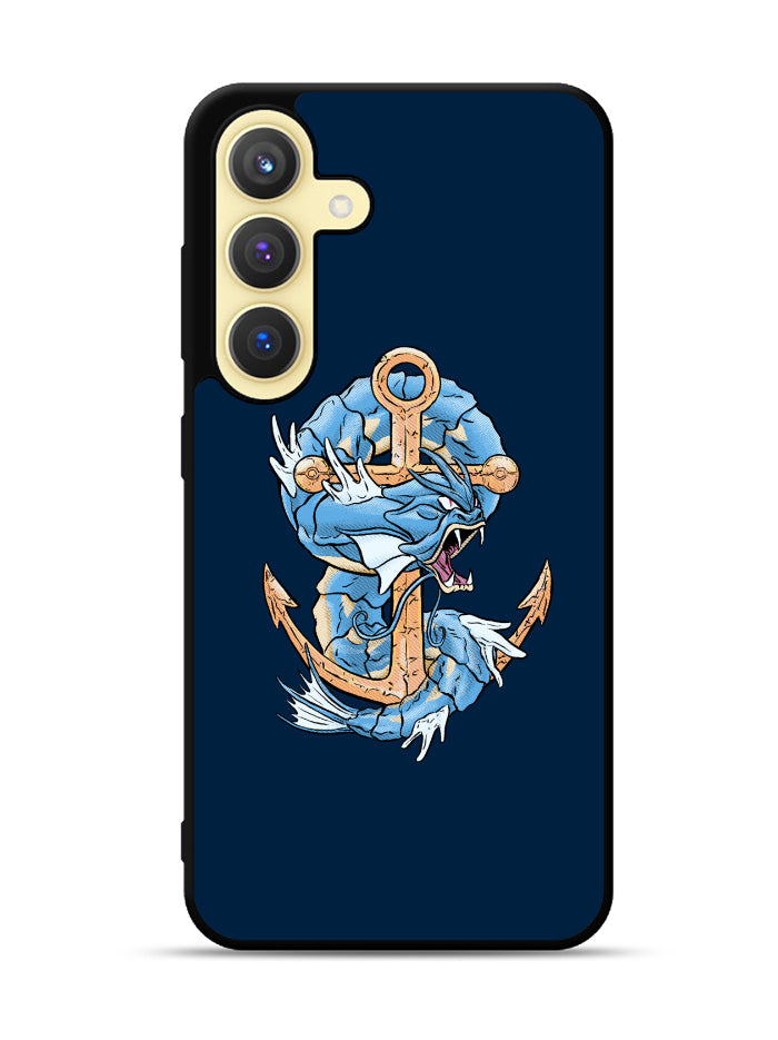 Pokemon Gyarados Anchor Samsung Galaxy S24 Plus 5G , Samsung Galaxy S24+ 5G Case OV10100