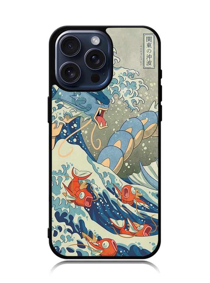 Pokemon Gyarados Kanagawa iPhone 15 Pro Max Case OV10101