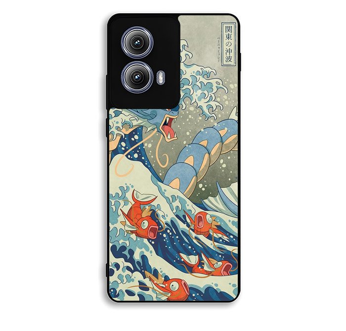 Pokemon Gyarados Kanagawa Motorola Moto Edge 2024 Case OV6338
