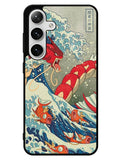 Pokemon Shiny Gyarados Samsung Galaxy S25 5G Case