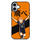 Hinata Haikyuu Anime iPhone 16 Plus Case QC10016