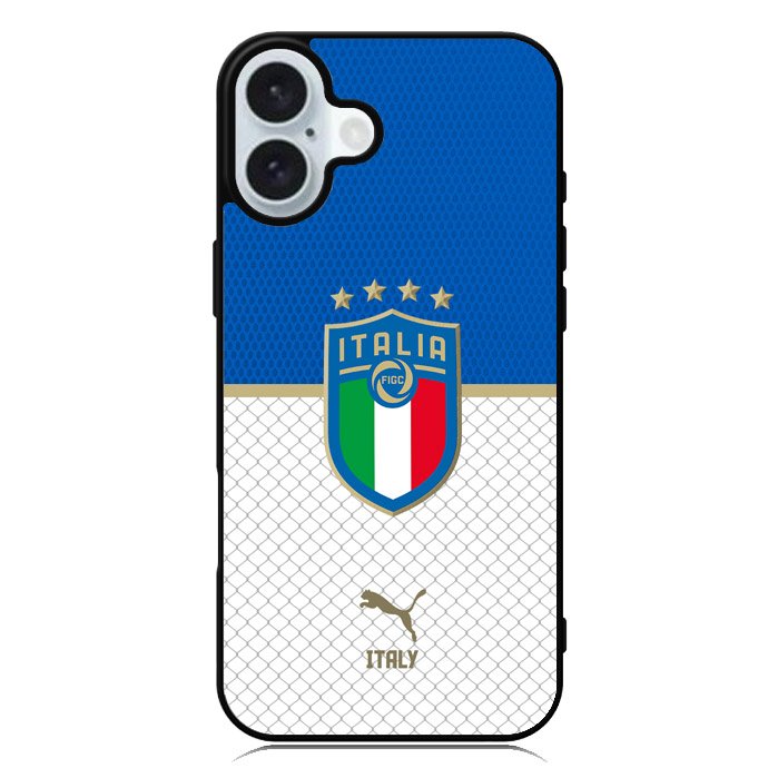 Italy Football Team iPhone 16 Plus Case QC10025