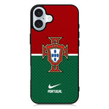 Portugal Football Team iPhone 16 Plus Case QC10107