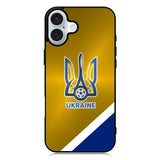 Ukraine Football Team iPhone 16 Plus Case QC10183