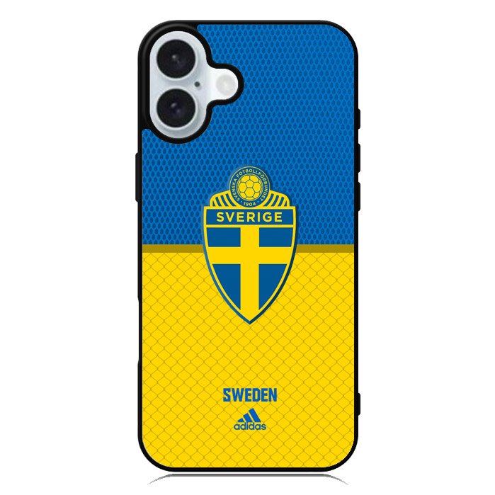 Sweden Football Team iPhone 16 Plus Case QC10143