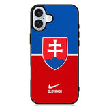 Slovakia Football Team iPhone 16 Plus Case QC10121