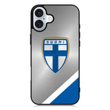 Finland Football Team iPhone 16 Plus Case QC10002